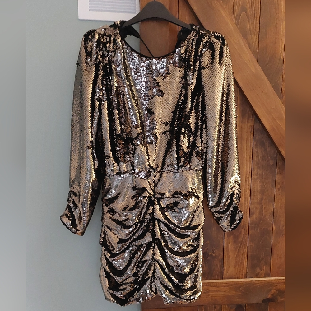 Sequin mini dress